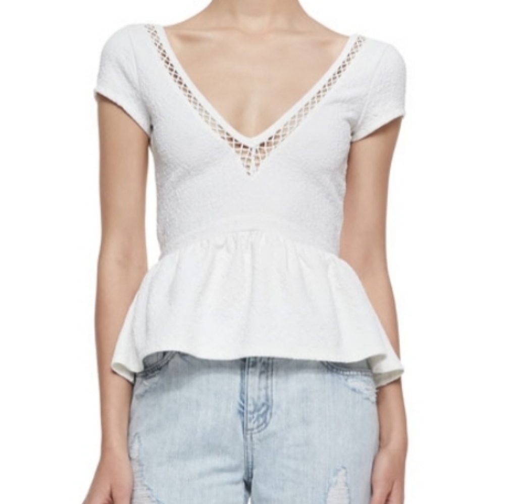 Free People Peplum Top
